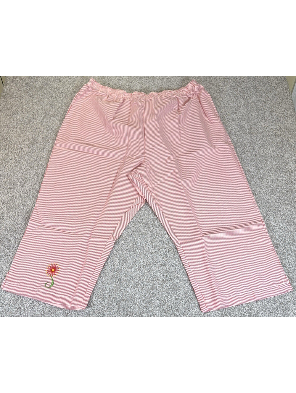 Vintage Adrian Delafield Haband Pajama Set Womens 3XL Pink Sleepwear New Open